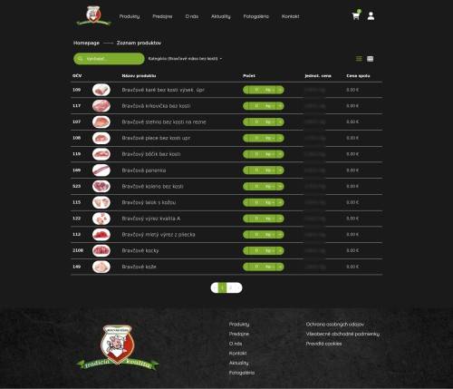 Portfólio | E-shop - Bognár Mäso