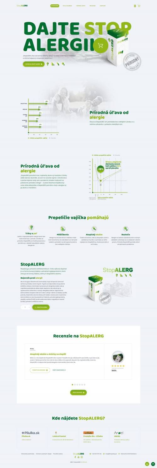 Portfólio | E-shop - StopALERG